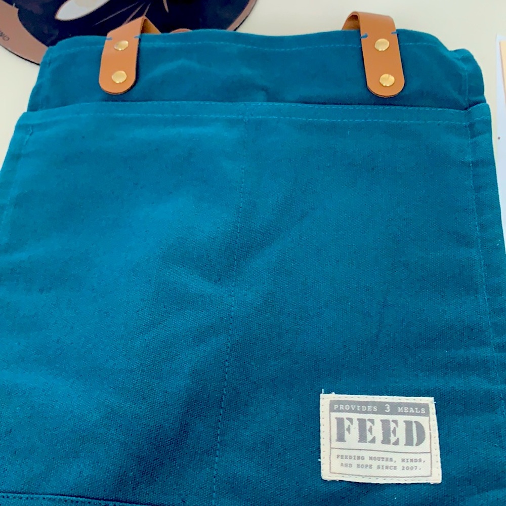 FEED Projects Canvas Market Tote New
